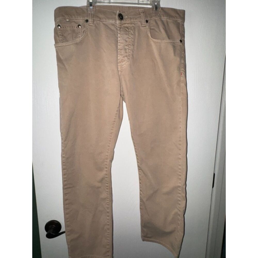 Isaia Mens Cotton Twill Jeans